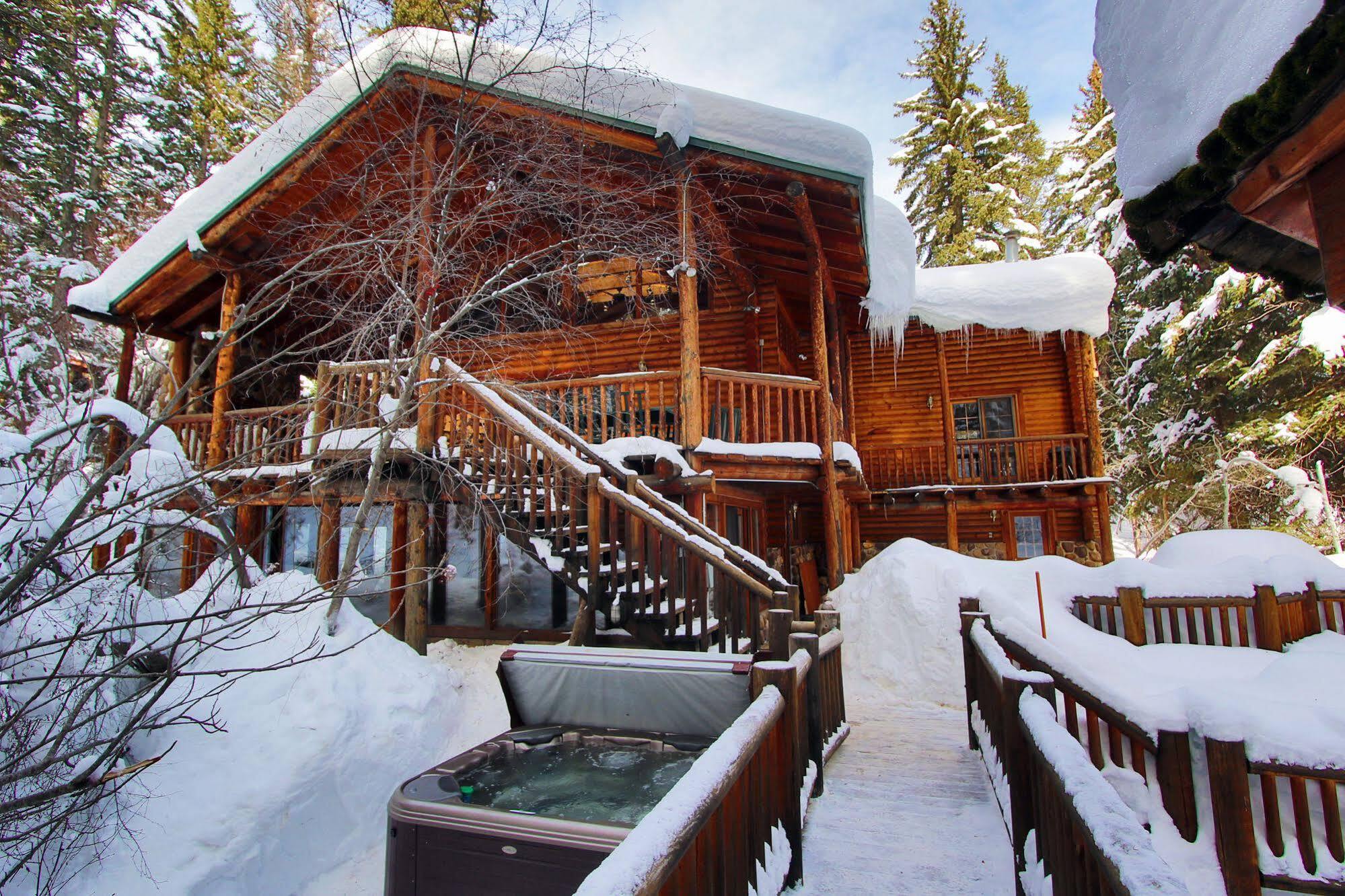 Log Cabin On The Stream Sundance Exterior photo